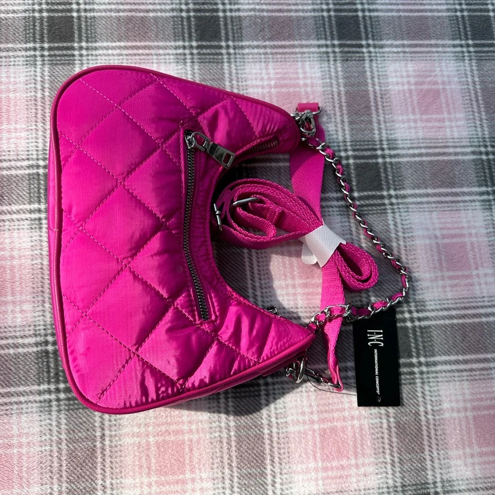 INC NWT one size Chelsea Pink 10Wx7Hx3Deep